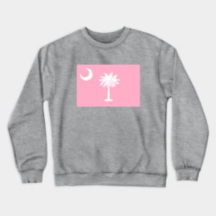 Flag of South Carolina - Pink Crewneck Sweatshirt